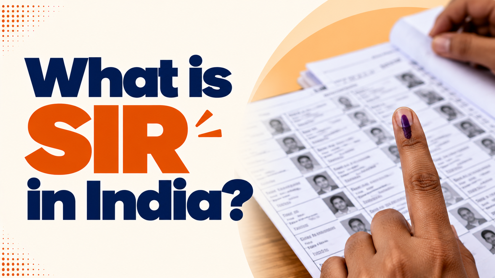 India Election Process What is SIR in India? Meaning, Process and Legal Rules — CLATalogue