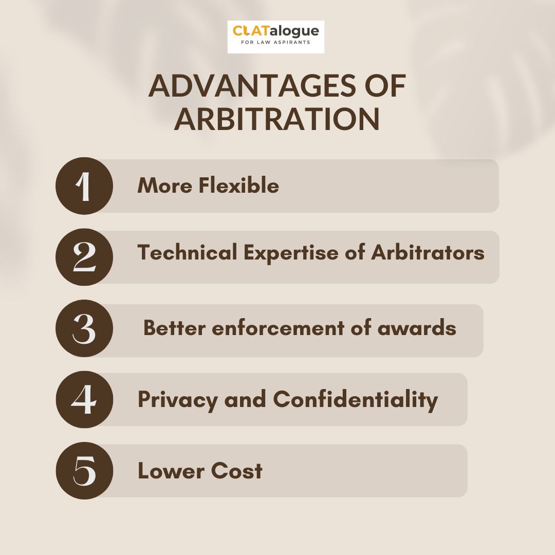 Advantages of Arbitration in India